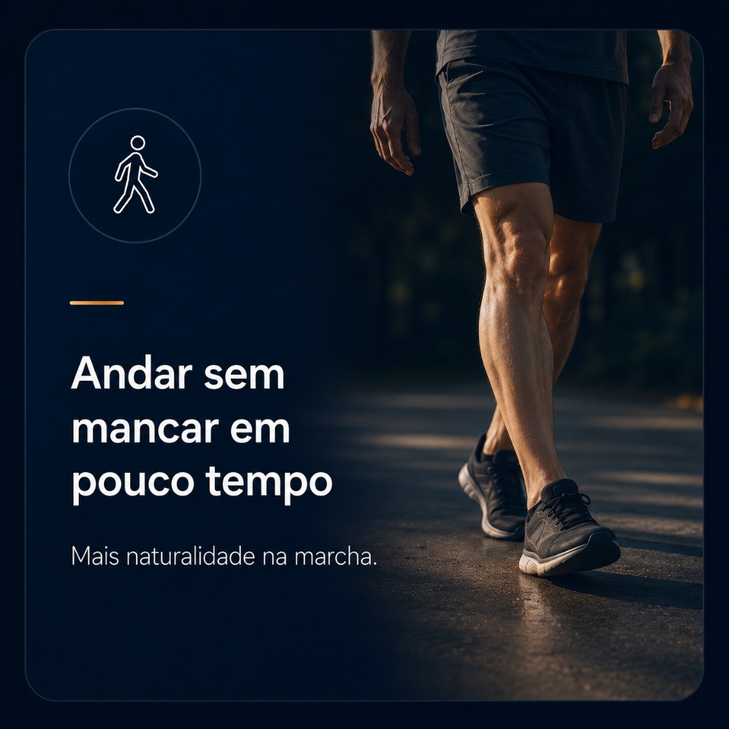 Andar sem mancar em pouco tempo