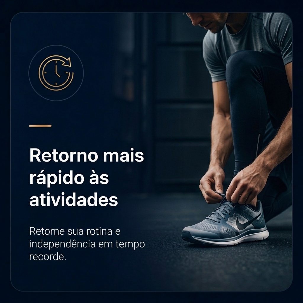 Retorno mais rápido às atividades